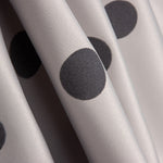 Fama Cinza Bolinhas Flocked Cinza 30mm - Ribes y Casals