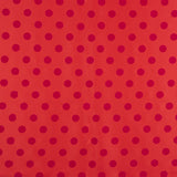 Fama Vermelho Bolinhas Flocked Fúcsia 20mm - Ribes y Casals