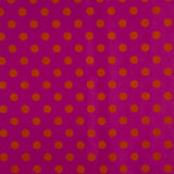 Fama Orquídea Bolinhas Flocked Laranja 20mm - Ribes y Casals