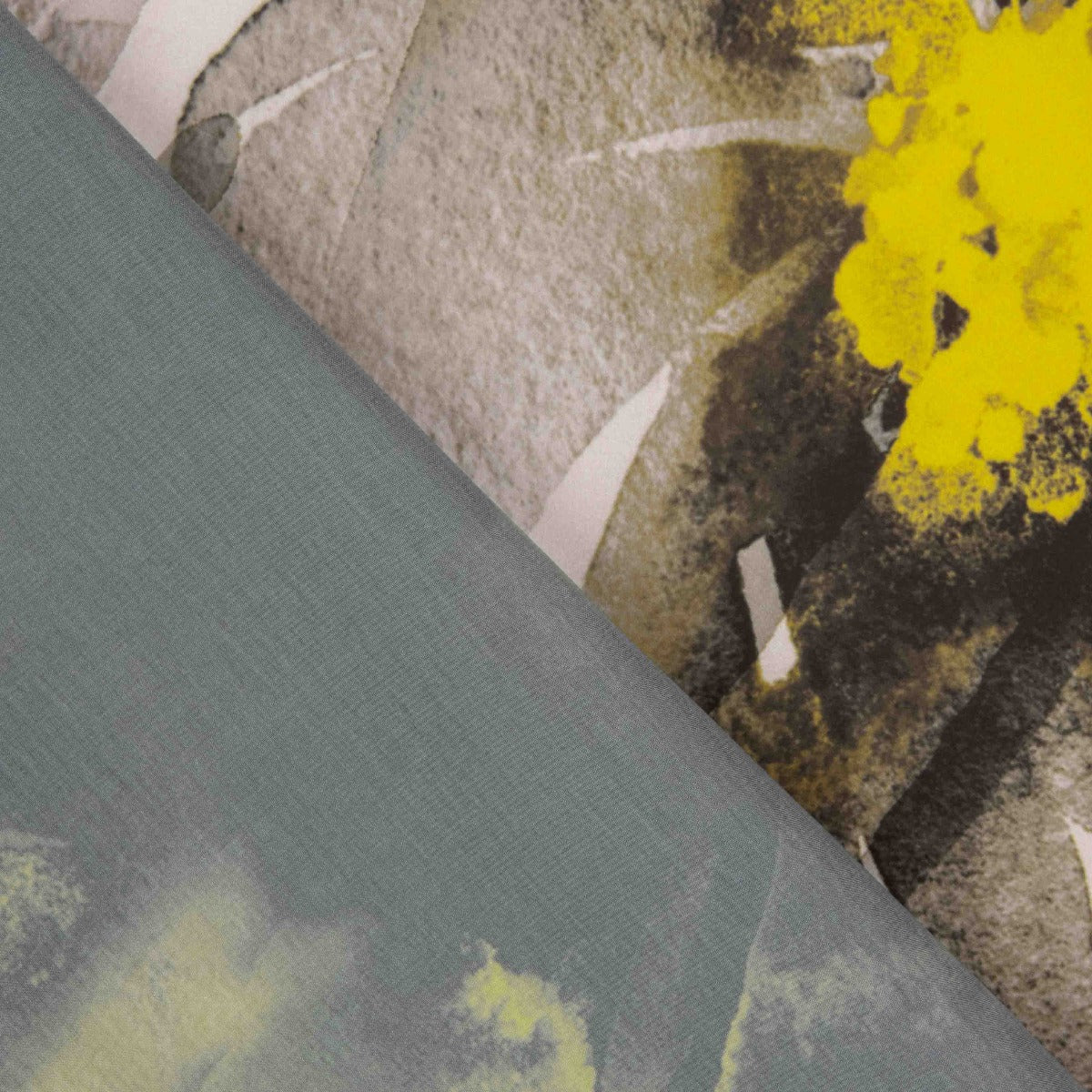 Cetim Estampado Arica Amarelo - Ribes y Casals