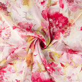 Cetim Estampado Calama Rosa - Ribes y Casals