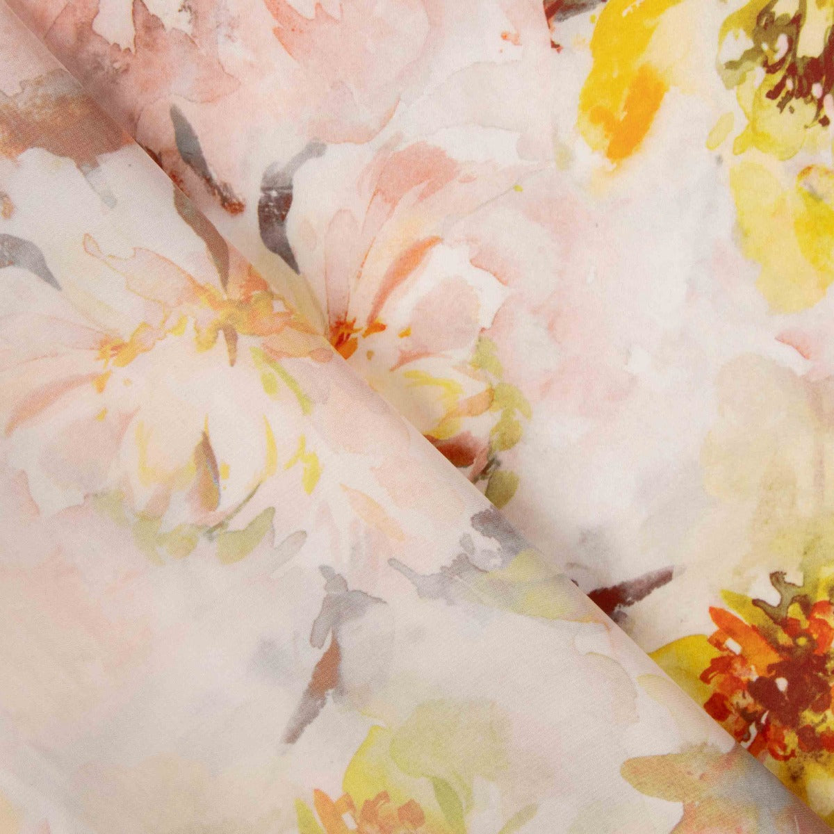 Cetim Estampado Calama Amarelo - Ribes y Casals