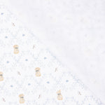 Piqué de algodão coelhinhos azuis - Ribes y Casals