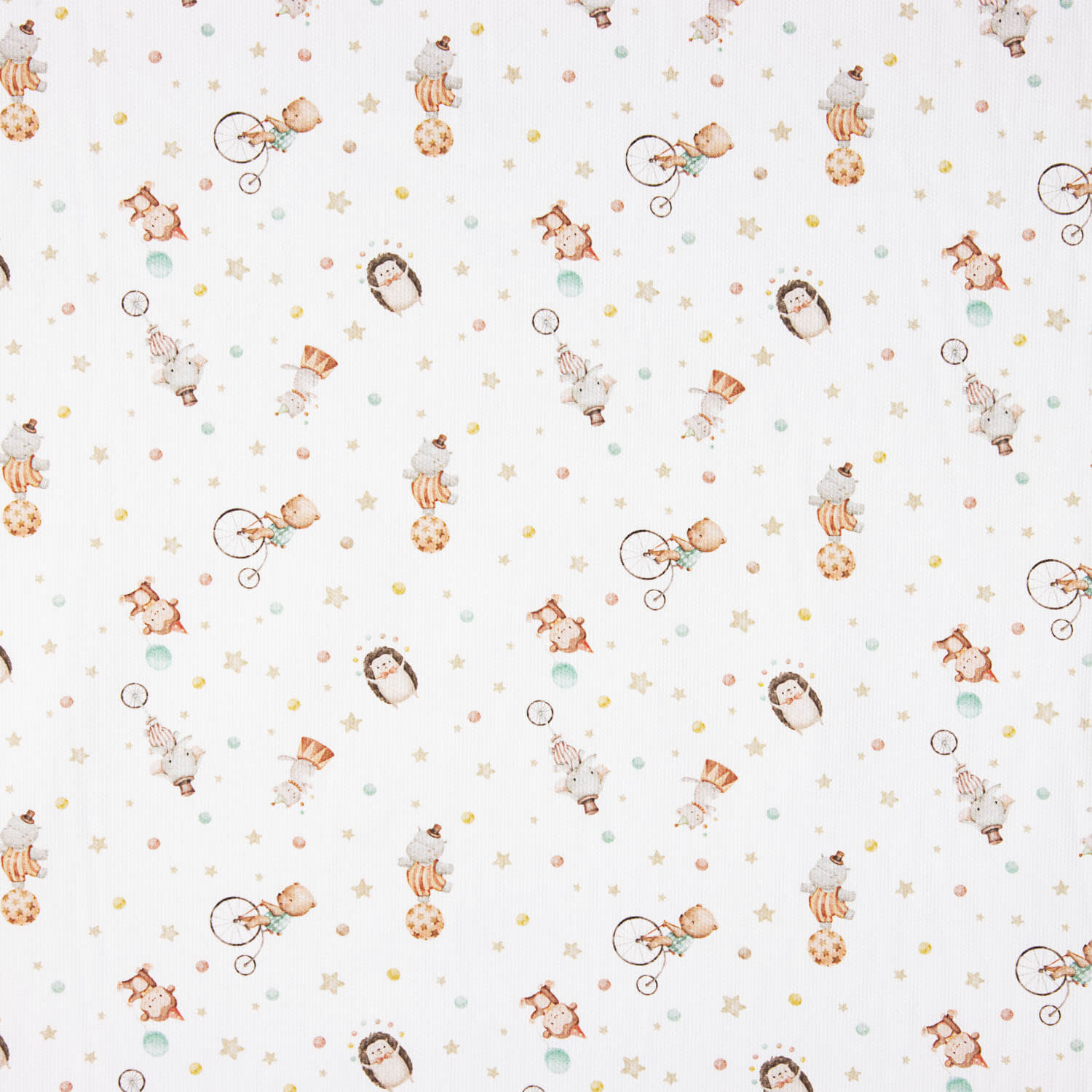 Piqué de algodão Circo Infantil - Ribes y Casals