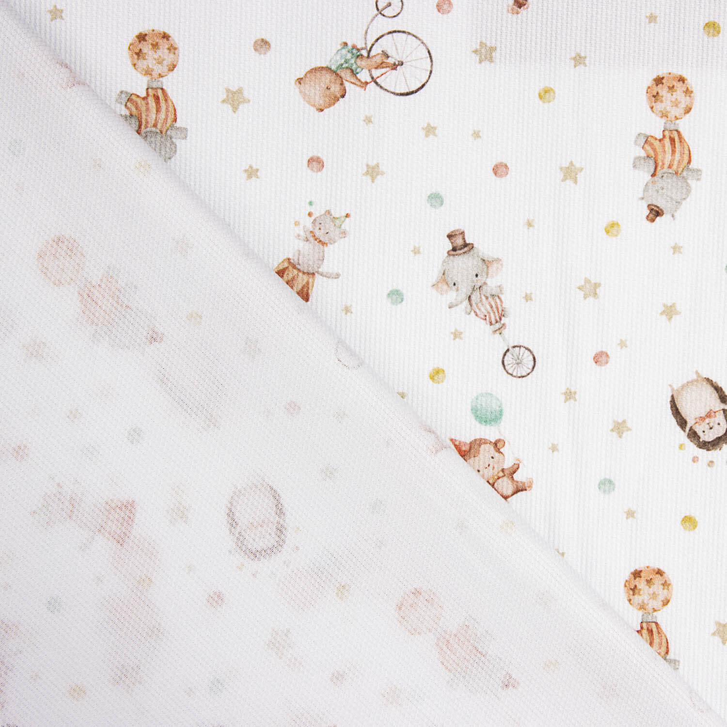 Piqué de algodão Circo Infantil - Ribes y Casals