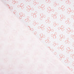 Piqué Algodão Laços Rosa - Ribes y Casals