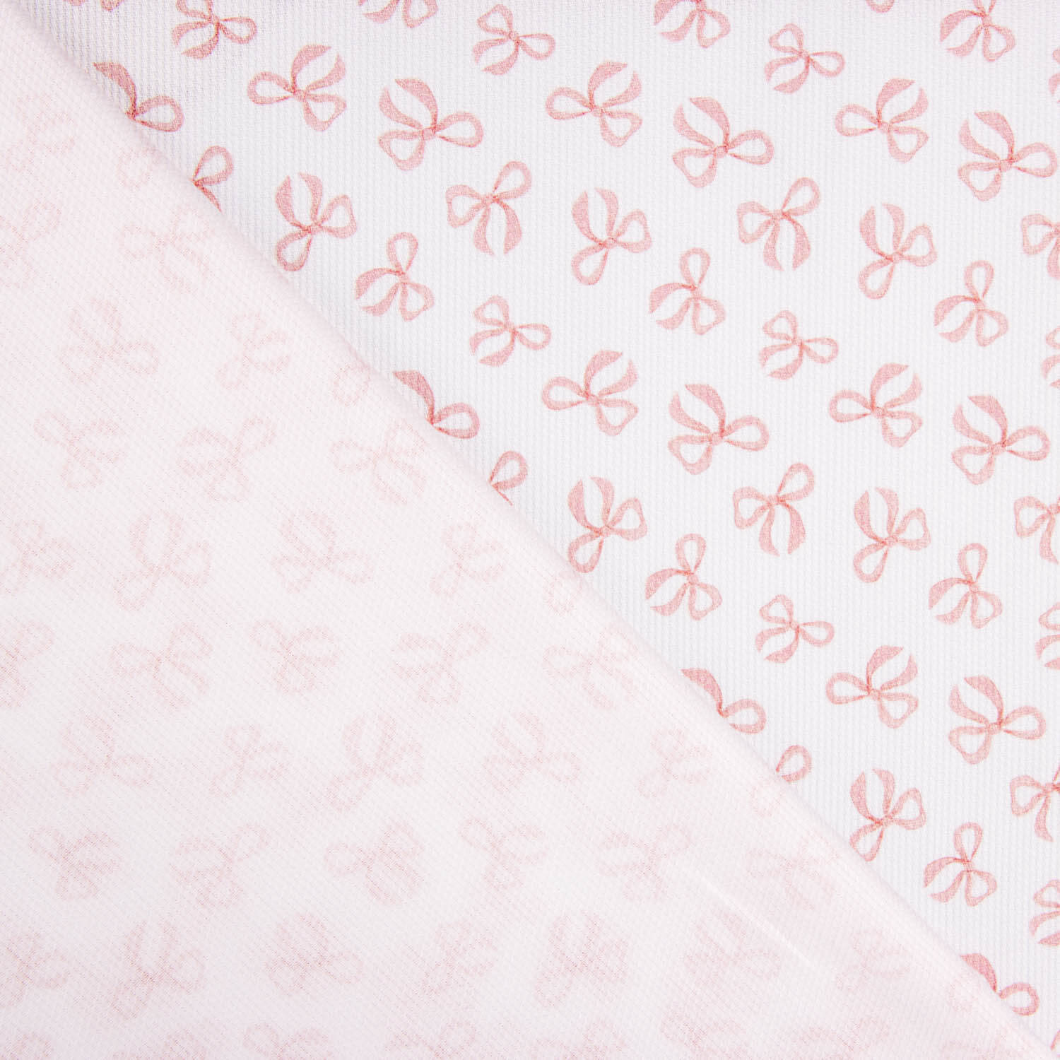 Piqué Algodão Laços Rosa - Ribes y Casals