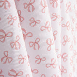 Piqué Algodão Laços Rosa - Ribes y Casals