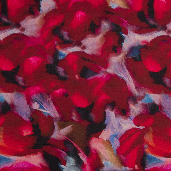 Ponto Roma com Estampado em Aquarela Buganvilla - Ribes y Casals