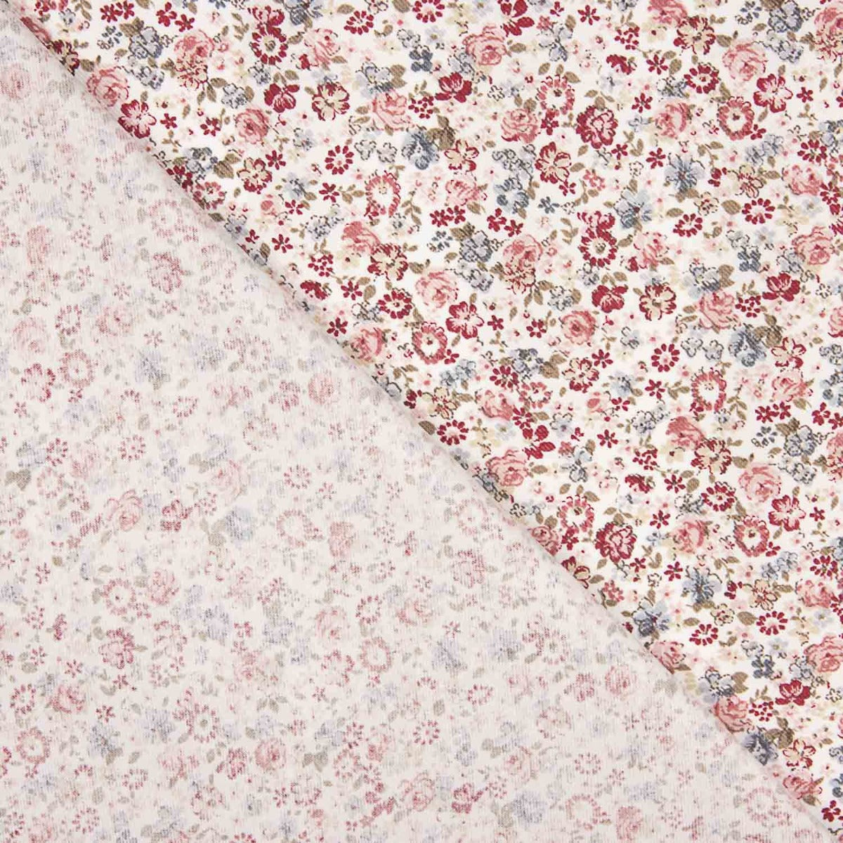 Viyela Algodão Florzinhas Remix Rosadas - Ribes y Casals