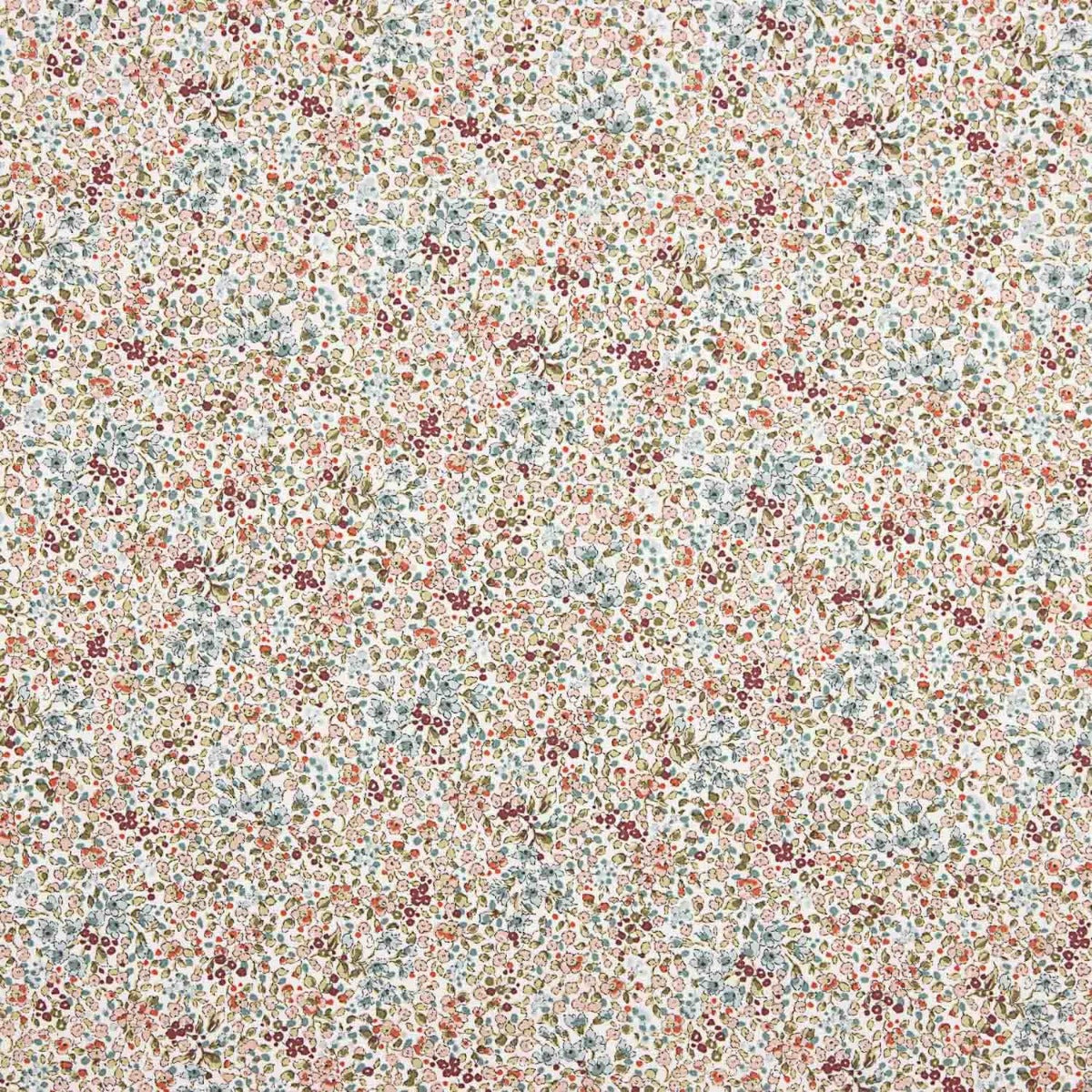 Viyela Algodão Florzinhas Uda Rosadas - Ribes y Casals