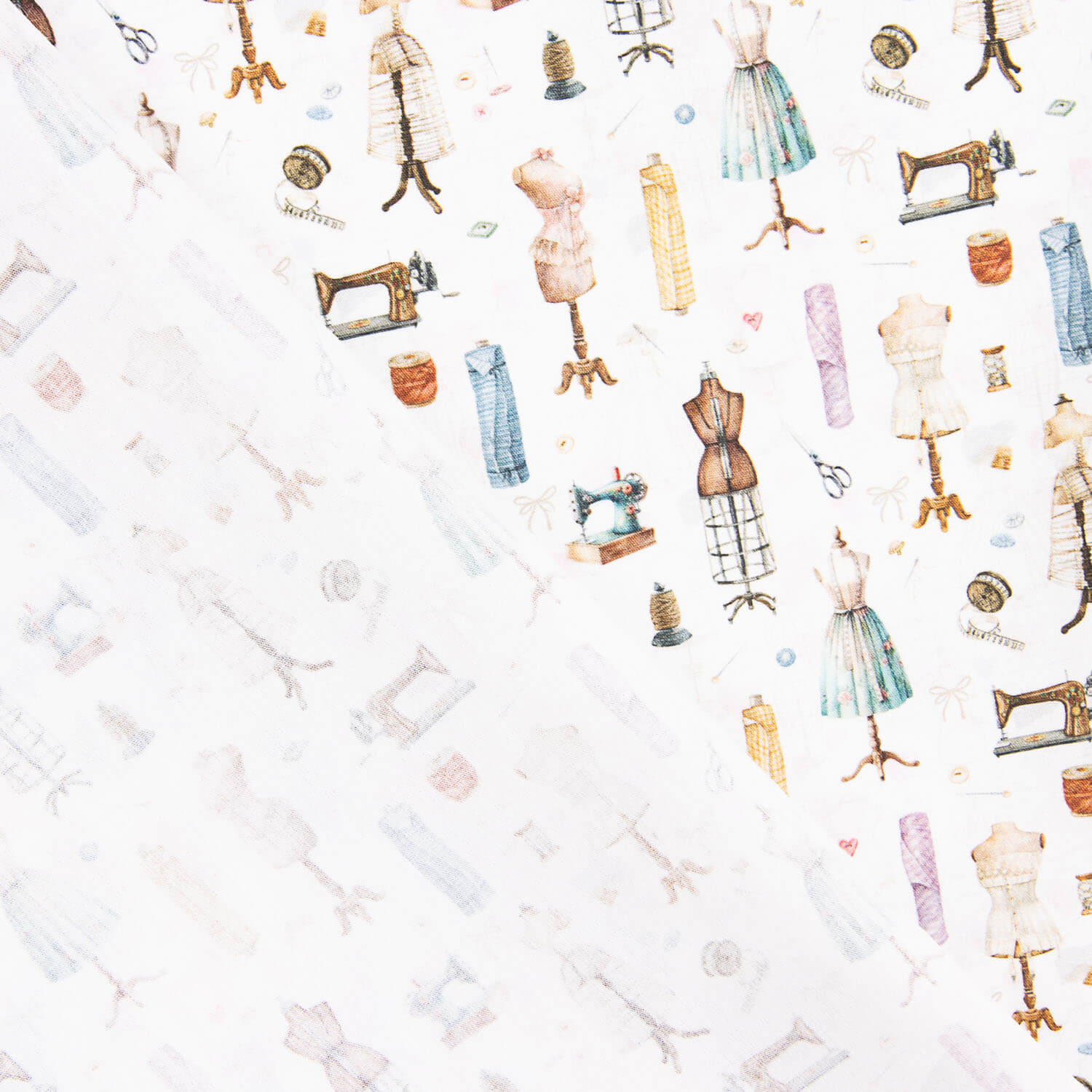 Popeline de algodão Sewing Atelier - Ribes y Casals