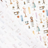 Popeline de algodão Sewing Atelier - Ribes y Casals