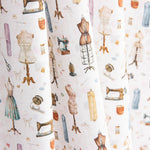 Popeline de algodão Sewing Atelier - Ribes y Casals