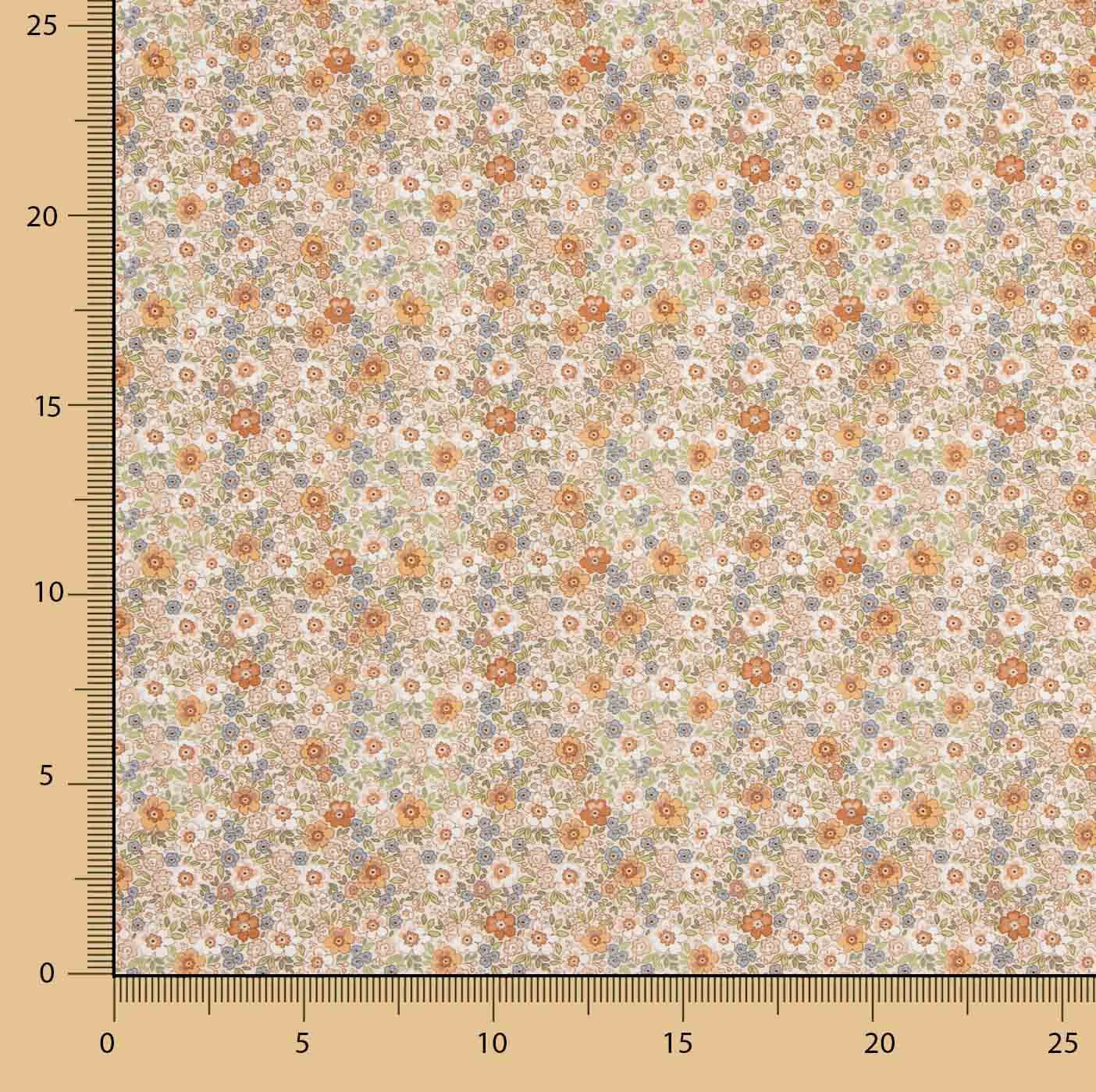 Popeline de algodão Mini Garden Arena - Ribes y Casals