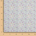 Popeline de algodão Mini Garden Malva - Ribes y Casals