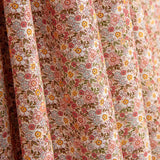 Popeline de algodão Mini Garden Coral - Ribes y Casals