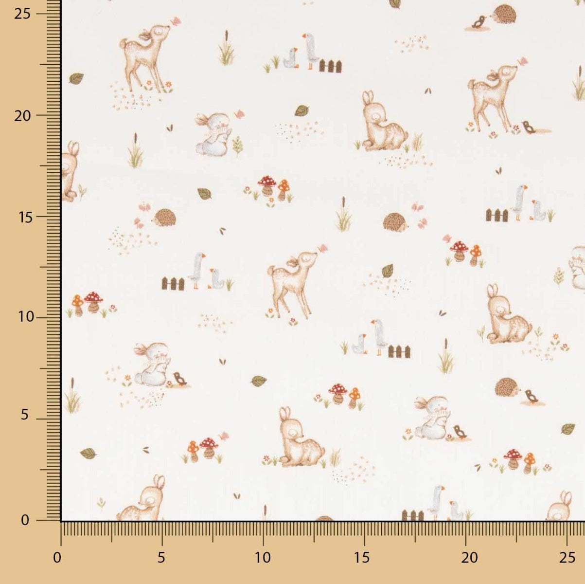 Viyela Algodão Floresta Doce - Ribes y Casals