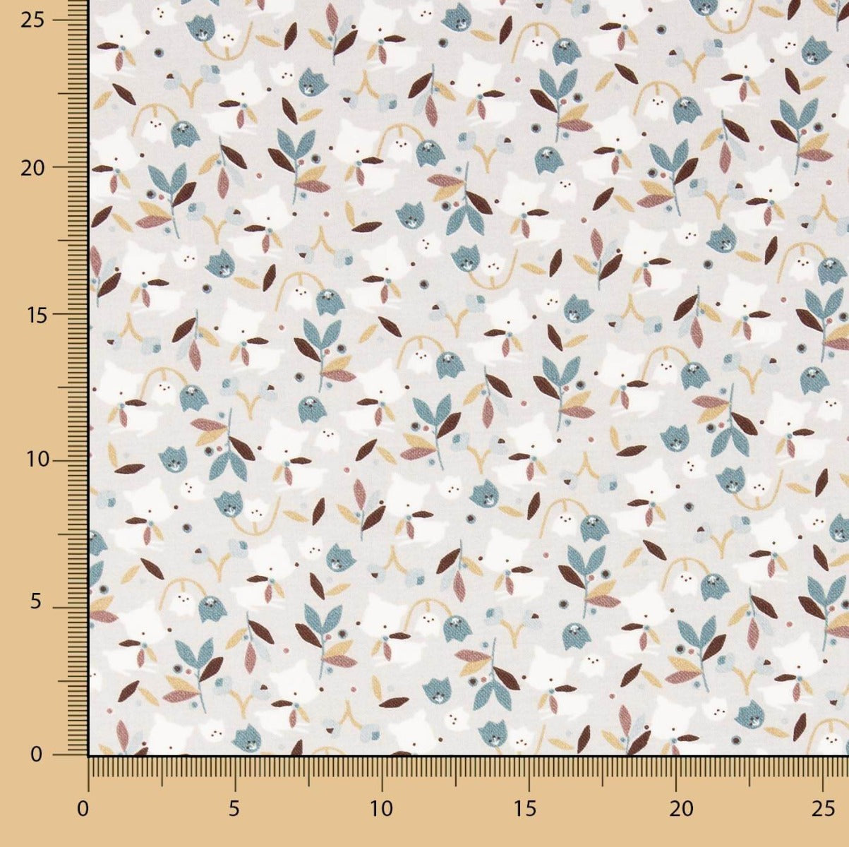 Viyela Algodão Amele Cinza - Ribes y Casals