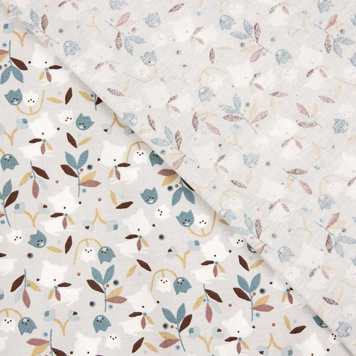 Viyela Algodão Amele Cinza - Ribes y Casals