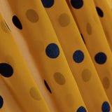 Chiffon Bolinhas Flocadas Laranja - Ribes y Casals