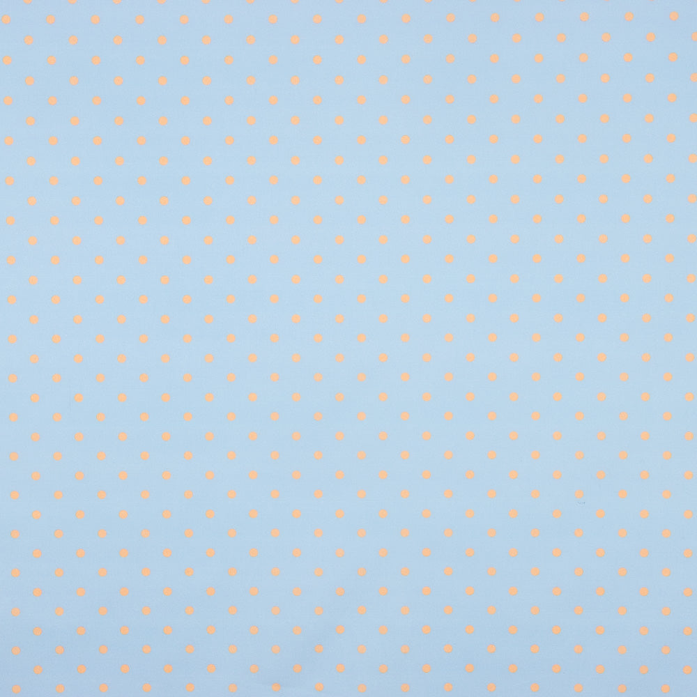 Popeline Estampada Flamenca Bolinhas 7mm Tangerina - Ribes y Casals