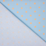 Popeline Estampada Flamenca Bolinhas 7mm Tangerina - Ribes y Casals