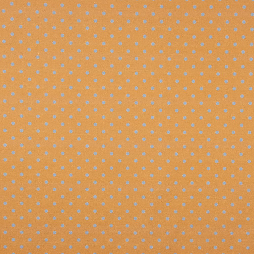 Popeline Estampada Flamenca Bolinhas 7mm Azul - Ribes y Casals