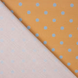 Popeline Estampada Flamenca Bolinhas 7mm Azul - Ribes y Casals