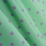 Popeline Estampada Flamenca Bolinhas 7mm Roxo - Ribes y Casals