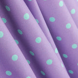Popeline Estampada Flamenca Bolinhas 7mm Verde Água - Ribes y Casals