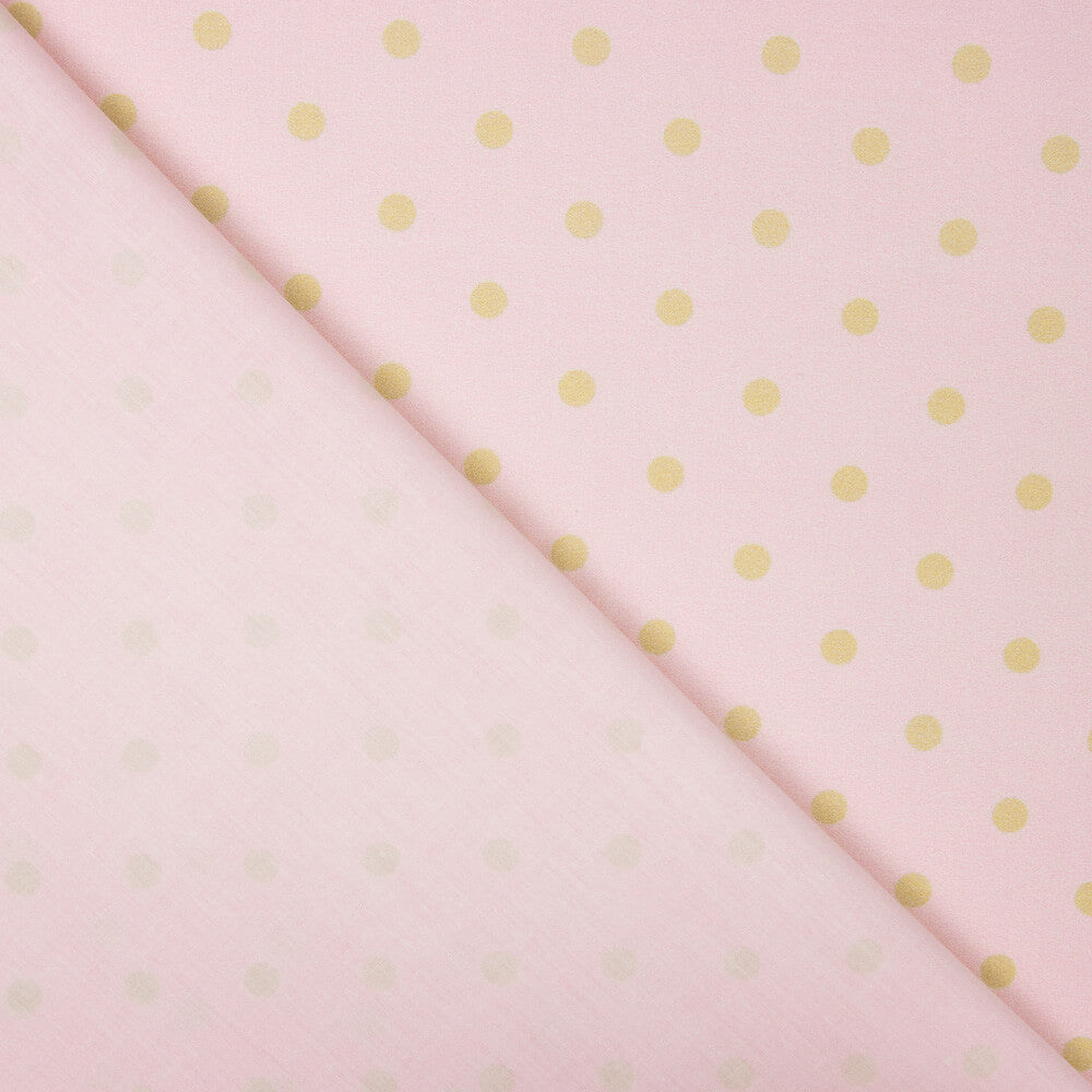 Popeline Estampada Flamenca Bolinhas 7mm Camel - Ribes y Casals