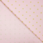 Popeline Estampada Flamenca Bolinhas 7mm Camel - Ribes y Casals