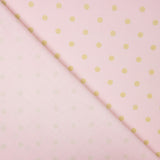 Popeline Estampada Flamenca Bolinhas 7mm Camel - Ribes y Casals