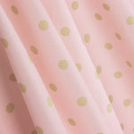 Popeline Estampada Flamenca Bolinhas 7mm Camel - Ribes y Casals