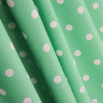 Popeline Estampada Flamenca Bolinhas 7mm Rosa Claro - Ribes y Casals