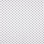 Popeline Estampada Flamenca Bolinhas 7mm Branco-Preto - Ribes y Casals