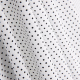 Popeline Estampada Flamenca Bolinhas 3mm Preto-Branco - Ribes y Casals