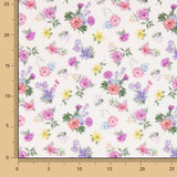 Popeline Estampado Flamenco Flor Creto Cru - Ribes y Casals