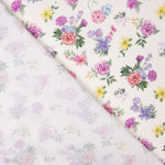 Popeline Estampado Flamenco Flor Creto Cru - Ribes y Casals