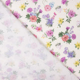 Popeline Estampado Flamenco Flor Creto Cru - Ribes y Casals