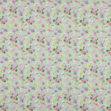 Popeline Estampado Flamenco Flor Creto Verde Sálvia - Ribes y Casals