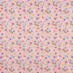 Popelín Estampado Flamenca Flor Creto Rosa - Ribes y Casals