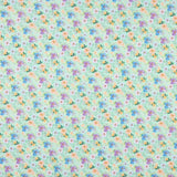 Popeline Estampado Flamenco Flor Hawa Verde - Ribes y Casals