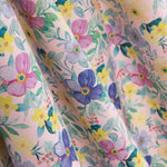 Popeline Estampado Flamenco Flor Hawa Rosa - Ribes y Casals