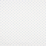 Popeline Estampada Flamenca Bolinhas 7mm Azul-Cru - Ribes y Casals