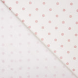 Popeline Estampada Flamenca Bolinhas 7mm Rosa-Cru - Ribes y Casals