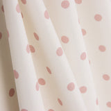 Popeline Estampada Flamenca Bolinhas 7mm Rosa-Cru - Ribes y Casals