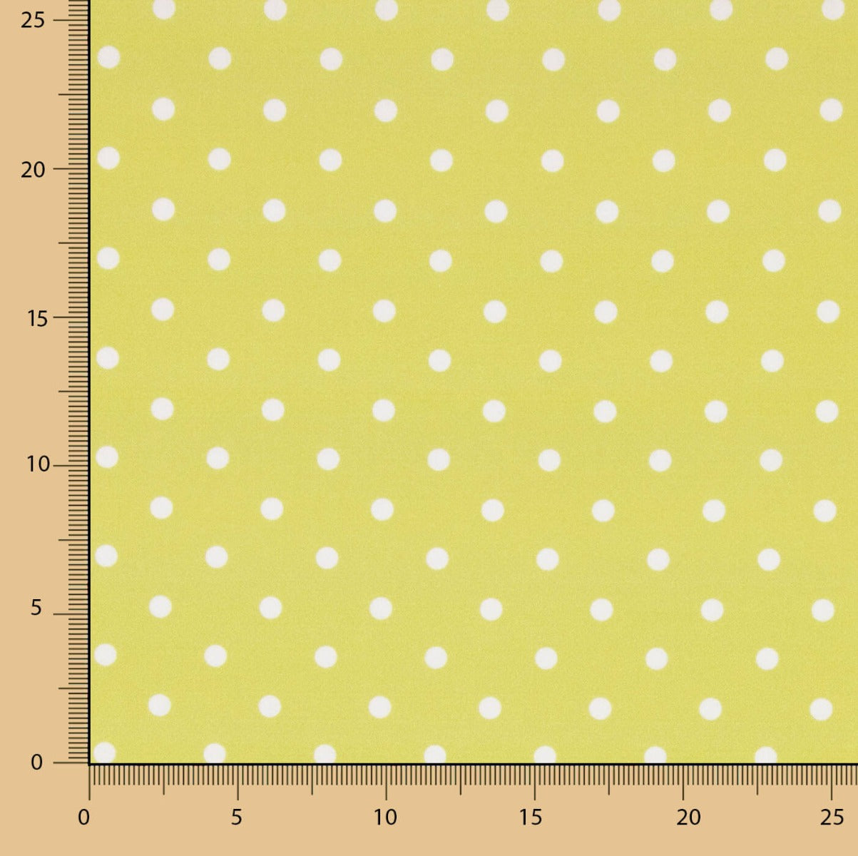 Popeline Estampada Flamenca Bolinhas 7mm Cru-Oil - Ribes y Casals