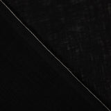 Retal Lino Rústico Negro 130x145 cms - Ribes y Casals